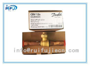comprar El tipo compresor de los CACHORROS CBV de la refrigeración parte la vávula de bola de cobre amarillo CBV12S online manufacture