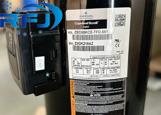 comprar Compresor de refrigeración Copeland de la serie ZBD 8HP ZBD58KCE-TFD-551 online manufacture