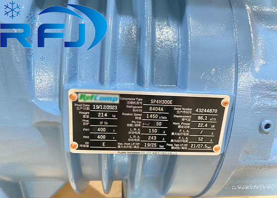 comprar Refrigerante R404a 22.4kw SP4H300E 30HP Compresor de tornillo para almacenamiento en frío online manufacture
