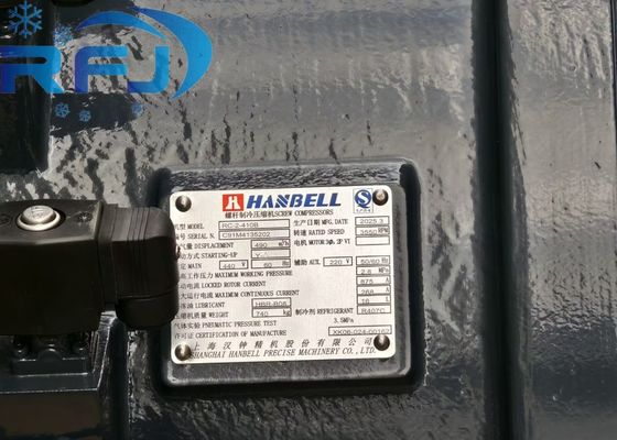 comprar Compresor de tornillo Hanbell RC2-410B-Z caballos de fuerza de 121HP con presión de trabajo máxima de 740KG 2.8MPa online manufacture