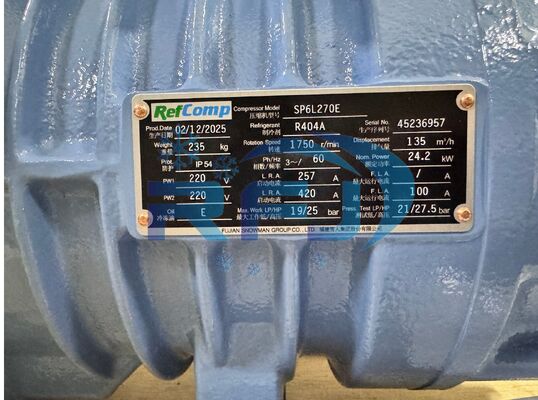 comprar Compresor semihermético de pistón RefComp SP6-L-270E online manufacture