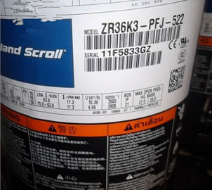 CE/UL de los compresores R22 ZR36K3-PFJ-522 3P 1PH de la voluta de 8790W Copeland