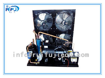 Unidades de condensación de la refrigeración de la refrigeración por agua, unidad de condensación horizontal R22 negro 4-30HP de la cámara fría