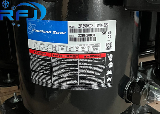 Compresor ZR250KCE-TWD-522 de la voluta de la serie 20.8HP Copeland del ZR