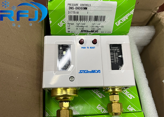 Reglas de presión dobles Saginomiya DNS-D606XMM Ideal para R22 R134a R404a R407C