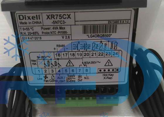 Control digital XR30CX/IR33F0ER00 para aplicaciones de refrigeración a temperatura media y baja