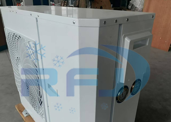 Un ventilador único de carcasa de plástico Tipo de caja de ventilador Unidad de salud Unidad de condensación de refrigeración a temperatura media-alta R404A R22