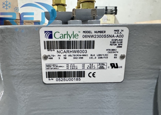 06NW2300S5NA-A00 85HP Compresor de refrigeración de tornillo Carlyle con refrigerante R134A