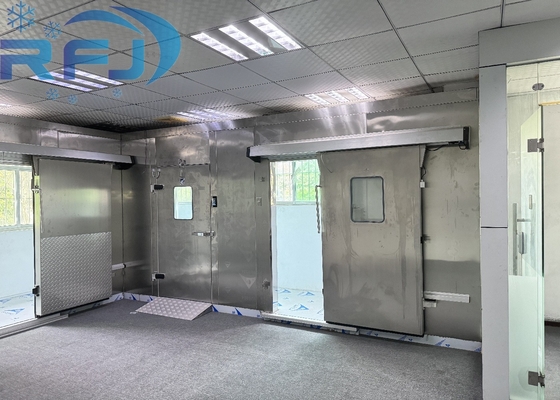 Sala de frío industrial duradera con descongelación automática para almacenamiento y conservación de alimentos