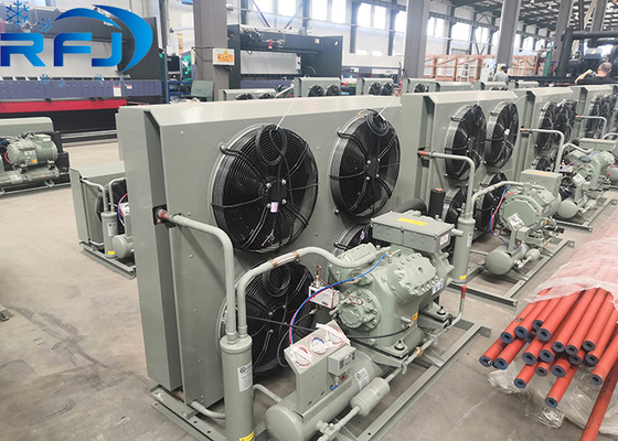 Unidad de condensación semi-hermética a baja temperatura de 10 a 20 CV refrigerada por aire perfecta para ambientes de baja temperatura