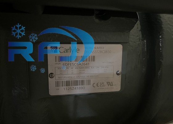 06DA5372BC0650 Compresor de refrigeración semihérmico de Carlyle