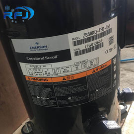 Compresor 8HP de la voluta de R404a/R507 Copeland 3 fuente de la corriente ALTERNA de la fase ZB58KQE-TFD-522