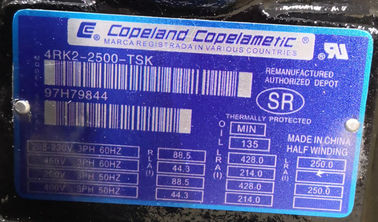 Refrigerante semi hermético negro del compresor 25HP 4RK2-2500-TSK R22 de Copeland del color