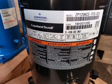 Compresor anti 10HP R410 ZP120KCE-TFD-425 de la refrigeración de la voluta de Corresion Copeland